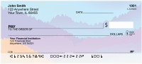 Colorful Mountain Magic Personal Checks | QBP-45