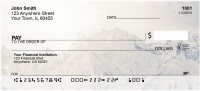 Snow Covered Mountain Tops Personal Checks | QBP-52