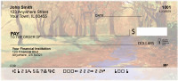 Fall Landscape Painting Personal Checks | QBP-65