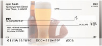 Sporting A Beer Personal Checks | QBP-83
