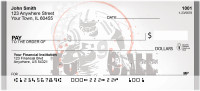 Football Grunge Personal Checks | QBQ-11