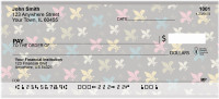 Contemporary Fleur de Lis Personal Checks | QBQ-86