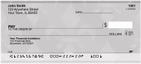 Masculine Fleur de Lis Personal Checks | QBQ-87