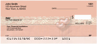 Antique Lace And Hearts Personal Checks | QBR-01