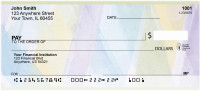 Abstraction In Watercolor Personal Checks | QBR-02