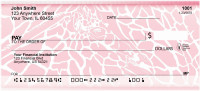 Pink Animal Prints Personal Checks | QBR-23