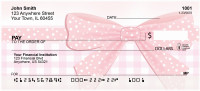Pink Ribbon Party Personal Checks | QBR-24