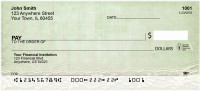 Lace And Dried Grasses Personal Checks | QBR-66