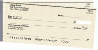 Parchment Side Tear Personal Checks | STVAL-015