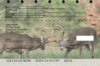 Big Horned Buck Deers Top Stub Personal Checks | TSANK-71