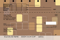 Retro Square Top Stub Personal Checks | TSGEP-52