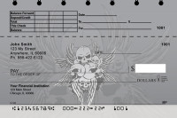 Stylish Skulls Top Stub Personal Checks | TSGEP-60