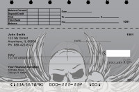Stylish Skulls Top Stub Personal Checks | TSGEP-60