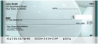 Colorful Blue Lights Personal Checks | ZABS-68