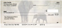 Elephants in the Wild Personal Checks | ZANI-67