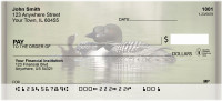 Nesting Loons Personal Checks | ZANJ-02