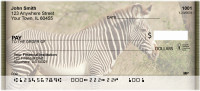 Zebra In Wild Personal Checks | ZANJ-92