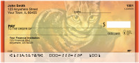Cat Portrait Personal Checks | ZANK-25