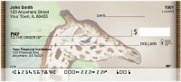 Giraffe Watercolor Portrait Personal Checks | ZANK-43