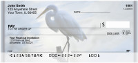 Great White Egret Personal Checks | ZANK-45
