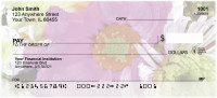 Colorful Floral Bouquets Personal Checks | ZFLO-09