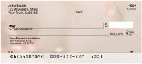 Peachy Florals Personal Checks | ZFLO-39