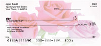 Pink Roses Personal Checks | ZFLO-40