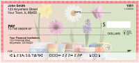 Spring Pots & Flowers Personal Checks | ZFLO-42