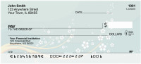 Oriental Inspired Sakura Blossoms Personal Checks | ZFLO-58