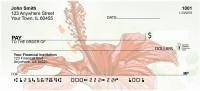 Hibiscus - Colorful Watercolor Personal Checks | ZFLO-63