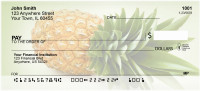 Golden Tropical Pineapple Personal Checks | ZFOD-40