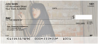 Female Vampire In Gothic Castle Personal Checks | ZFUN-09