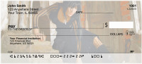 Female Vampire In Gothic Castle Personal Checks | ZFUN-09