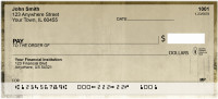 Coffee Grunge Personal Checks | ZGEO-55