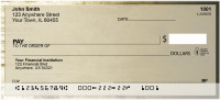 Coffee Grunge Personal Checks | ZGEO-55