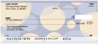 Golden Blue Dots Personal Checks | ZGEO-72
