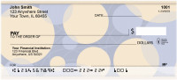 Golden Blue Dots Personal Checks | ZGEO-72