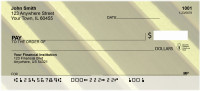 Abstract Black Gold Personal Checks 2 | ZGEO-80