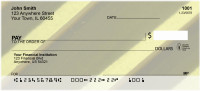 Abstract Black Gold Personal Checks 2 | ZGEO-80