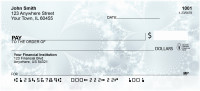 Icy Abstracts Personal Checks | ZGEO-88