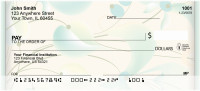 Spaced Flowers Personal Checks | ZGEP-07