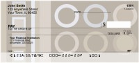 Mocha Geometrics Personal Checks | ZGEP-10