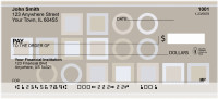 Mocha Geometrics Personal Checks | ZGEP-10