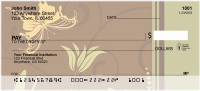 Fall Filigree Stripes Personal Checks | ZGEP-13