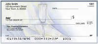 Romance With Wine And Lace Personal Checks | ZLOV-10
