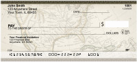 Vintage North America Map Personal Checks | ZMIL-16