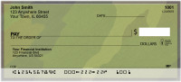Camouflage - Bright Green Camo Personal Checks | ZMIL-23