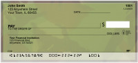 Camouflage - Bright Green Camo Personal Checks | ZMIL-23