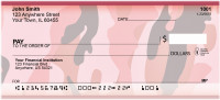 Camouflage - Pinks And Corals Personal Checks | ZMIL-27