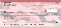Camouflage - Pinks And Corals Personal Checks | ZMIL-27